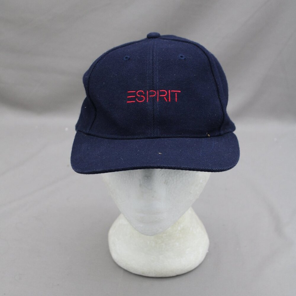 Vintage Hat - Esprit Fashion Red Logo on Blue - Adult Snapback